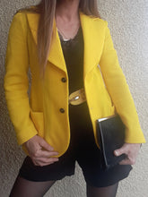 Charger l'image dans la galerie, Blazer vintage Avril - Jaune vif. Taille S, 36, 38