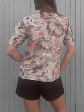 Charger l'image dans la galerie, Blouse vintage Héline - Cache-cœur. Taille M, 38, 40. Fabriqué en France
