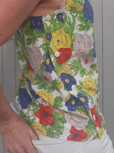 Charger l'image dans la galerie, Top vintage Nelly - Boutons sur le côté. Taille S, 36, 38. Fabriqué en France