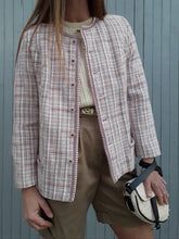 Charger l'image dans la galerie, Veste vintage Carla - Tweed rose et lilas. Taille M, 36, 38