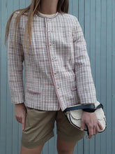 Charger l'image dans la galerie, Veste vintage Carla - Tweed rose et lilas. Taille M, 36, 38
