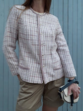 Charger l'image dans la galerie, Veste vintage Carla - Tweed rose et lilas. Taille M, 36, 38