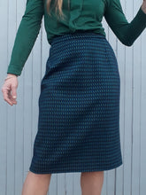 Charger l'image dans la galerie, Jupe vintage Stacey - Coupe crayon. Taille S, 36, 38. Fabriqué en France