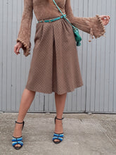 Charger l'image dans la galerie, Jupe vintage Livia - Carreaux en laine. Taille XXS, 32, 34. Fabriqué en France
