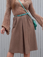 Charger l'image dans la galerie, Jupe vintage Livia - Carreaux en laine. Taille XXS, 32, 34. Fabriqué en France