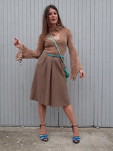 Charger l'image dans la galerie, Jupe vintage Livia - Carreaux en laine. Taille XXS, 32, 34. Fabriqué en France