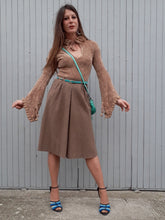 Charger l'image dans la galerie, Jupe vintage Livia - Carreaux en laine. Taille XXS, 32, 34. Fabriqué en France
