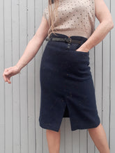 Charger l'image dans la galerie, Ensemble vintage Cléa - Veste & jupe crayon mouchetés. Taille M, 38, 40. Cacharel. Made in France