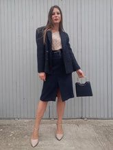 Charger l'image dans la galerie, Ensemble vintage Cléa - Veste & jupe crayon mouchetés. Taille M, 38, 40. Cacharel. Made in France