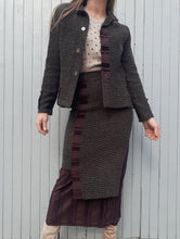 Charger l'image dans la galerie, Ensemble vintage Noémie - Prune. Taille S, 36, 38. Jean Gabriel.