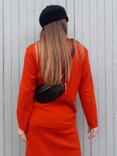 Charger l'image dans la galerie, Ensemble vintage Charlotte - Jupe droite & Gilet en laine vierge. Taille L, 40, 42. Fabriqué en France