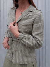 Charger l'image dans la galerie, Ensemble vintage Mila - Veste & jupe plissée. Taille S, 36, 38. Annette Boutique.