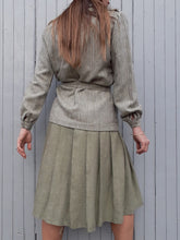 Charger l'image dans la galerie, Ensemble vintage Mila - Veste & jupe plissée. Taille S, 36, 38. Annette Boutique.