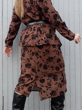 Charger l'image dans la galerie, Ensemble vintage Eve - Imprimé paisley & Roses. Taille XL, 42, 44