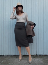 Charger l'image dans la galerie, Ensemble vintage Katarina - Veste oversize & Jupe crayon. Taille S, 36, 38. Bellocoton. Fabriqué en France