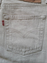 Charger l'image dans la galerie, Jean Levi's 501. Coton Beige. Taille S, 36, 38. W28 L34.
