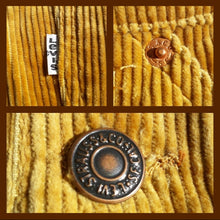 Charger l'image dans la galerie, Jean Levi's 631 Inès - Velours côtelé moutarde. Made in France. Taille S, 36, 38. W34 L36
