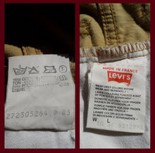 Charger l'image dans la galerie, Jean Levi's 631 Marcia - Velours côtelé moutarde. Made in France. Taille S, 36, 38. W30 L36