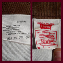 Charger l'image dans la galerie, Jean Levi's 632 Chloé - Velours côtelé marron. Taille S, 36, 38. W31 L36