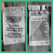 Charger l'image dans la galerie, Jean Levi's 501. Coton. Taille S, 36, 38. W30 L32