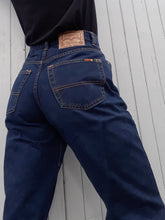 Charger l'image dans la galerie, Jean jinglers denim bleu marine. Couleurs Vintage. Taille M, 38, 40