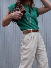 Charger l'image dans la galerie, Pantalon vintage Cassandre - Coupe large. Taille M, 38, 40. Fabriqué en France