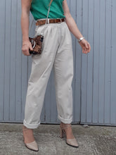 Charger l'image dans la galerie, Pantalon vintage Cassandre - Coupe large. Taille M, 38, 40. Fabriqué en France
