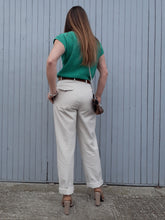 Charger l'image dans la galerie, Pantalon vintage Cassandre - Coupe large. Taille M, 38, 40. Fabriqué en France