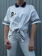 Charger l'image dans la galerie, Chemise vintage Cléo - Navy en coton. Taille XL, 42, 44