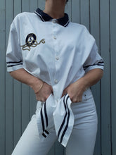 Charger l'image dans la galerie, Chemise vintage Cléo - Navy en coton. Taille XL, 42, 44