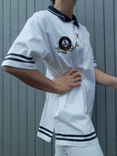 Charger l'image dans la galerie, Chemise vintage Cléo - Navy en coton. Taille XL, 42, 44