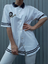 Charger l'image dans la galerie, Chemise vintage Cléo - Navy en coton. Taille XL, 42, 44