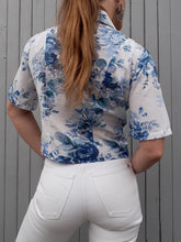 Charger l'image dans la galerie, Boléro vintage Lucille - imprimé floral. Taille S, 36, 38