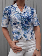 Charger l'image dans la galerie, Boléro vintage Lucille - imprimé floral. Taille S, 36, 38
