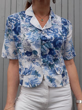 Charger l'image dans la galerie, Boléro vintage Lucille - imprimé floral. Taille S, 36, 38