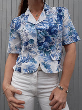 Charger l'image dans la galerie, Boléro vintage Lucille - imprimé floral. Taille S, 36, 38