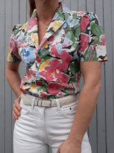Charger l'image dans la galerie, Boléro vintage Ninon - Imprimé floral. Taille S, 36, 38