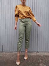 Charger l'image dans la galerie, Pantalon Solange - Broderies dorées. Taille S, 36, 38