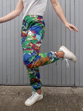 Charger l'image dans la galerie, Pantalon vintage Stella - Imprimés fantaisie. Taille S, 36, 38