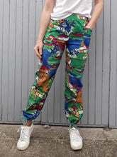 Charger l'image dans la galerie, Pantalon vintage Stella - Imprimés fantaisie. Taille S, 36, 38