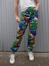 Charger l'image dans la galerie, Pantalon vintage Stella - Imprimés fantaisie. Taille S, 36, 38