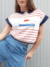 Charger l'image dans la galerie, Tee-shirt de matelot Couleurs Vintage, Taille M, 38, 40. A rayures