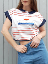 Charger l'image dans la galerie, Tee-shirt de matelot Couleurs Vintage, Taille M, 38, 40. A rayures