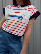 Charger l'image dans la galerie, Tee-shirt de matelot Couleurs Vintage, Taille M, 38, 40. A rayures
