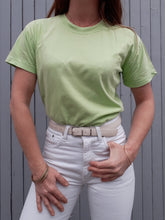 Charger l'image dans la galerie, Tee-shirt Naf Naf vert Couleurs Vintage. Taille M, 38, 40