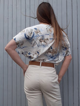 Charger l'image dans la galerie, Top vintage Cassandra - Joueurs de polo. Taille XXL, 44, 46. Oversize