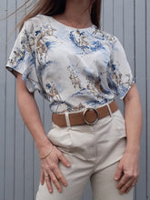 Charger l'image dans la galerie, Top vintage Cassandra - Joueurs de polo. Taille XXL, 44, 46. Oversize