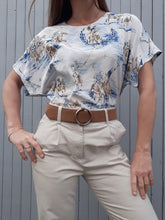 Charger l'image dans la galerie, Top vintage Cassandra - Joueurs de polo. Taille XXL, 44, 46. Oversize