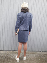Charger l'image dans la galerie, Ensemble vintage Bruna - Damier satiné. Taille XXL, 44, 46. Albert Mill