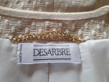 Charger l'image dans la galerie, Tailleur, ensemble blanc cassé. Couleurs Vintage, Desarbre. Taille XXL, 46, 48
